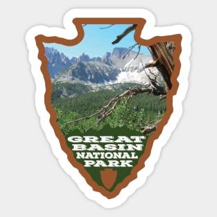 Great Basin National Park arrowhead Sticker